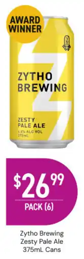 Dan Murphy's Zytho Brewing Zesty Pale Ale offer
