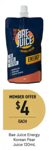 Dan Murphy's Bae Juice Energy Korean Pear Juice offer