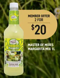Dan Murphy's Master of Mixes Margarita Mix offer