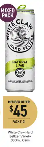 Dan Murphy's White Claw Hard Seltzer Variety offer