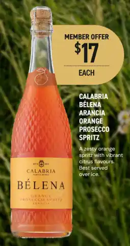 Dan Murphy's Calabria Bélena Orange Prosecco Spritz offer