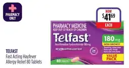 Ramsay Pharmacy Telfast Fast Acting Hayfever Allergy Relief offer