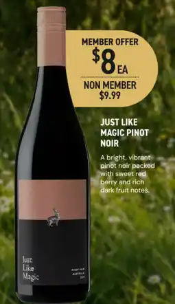 Dan Murphy's Just Like Magic Pinot Noir offer