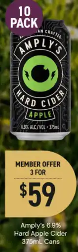 Dan Murphy's Amply's Hard Apple Cider offer