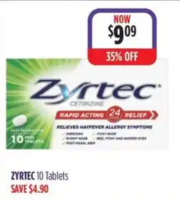 Ramsay Pharmacy Zyrtec 10 Tablets offer