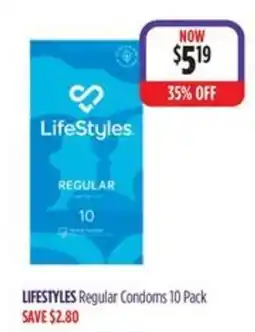 Ramsay Pharmacy Lifestyles Regular Condoms offer