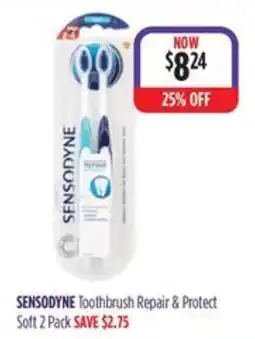 Ramsay Pharmacy Sensodyne Toothbrush Repair & Protect Soft 2 Pack offer