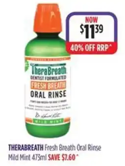 Ramsay Pharmacy TheraBreath Fresh Breath Oral Rinse offer
