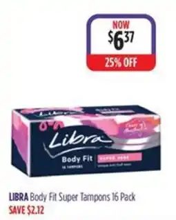 Ramsay Pharmacy Libra Body Fit Super Tampons offer