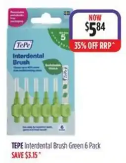 Ramsay Pharmacy TePe Interdental Brush Green offer