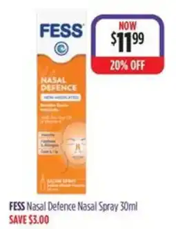 Ramsay Pharmacy FESS Nasal Defence Nasal Spray offer