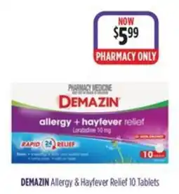 Ramsay Pharmacy Demazin Allergy & Hayfever Relief offer