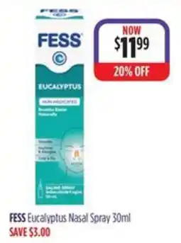 Ramsay Pharmacy FESS Eucalyptus Nasal Spray offer