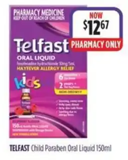 Ramsay Pharmacy Telfast Child Paraben Oral Liquid offer