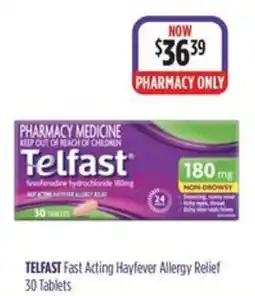 Ramsay Pharmacy Telfast Fast Acting Hayfever Allergy Relief offer