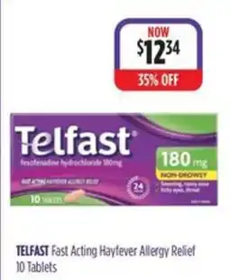 Ramsay Pharmacy Telfast Fast Acting Hayfever Allergy Relief offer