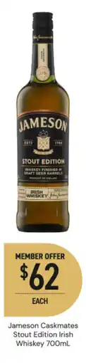 Dan Murphy's Jameson Caskmates Stout Edition Irish Whiskey offer
