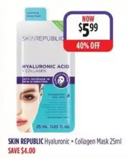 Ramsay Pharmacy Skin Republic Hyaluronic + Collagen Mask offer