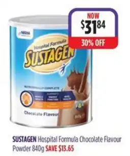 Ramsay Pharmacy Sustagen Hospital Formula Chocolate Flavour offer