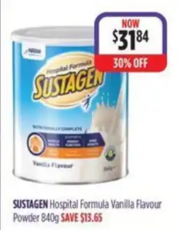 Ramsay Pharmacy Sustagen Hospital Formula Vanilla Flavour offer