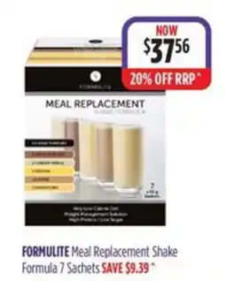 Ramsay Pharmacy Formulite Meal Replacement Shake offer