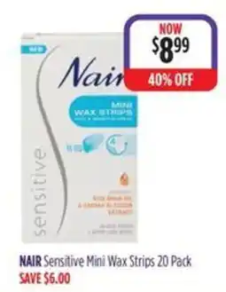 Ramsay Pharmacy Nair Sensitive Mini Wax Strips offer