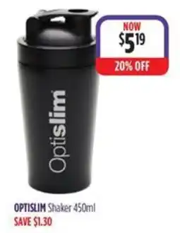 Ramsay Pharmacy Optislim Shaker offer