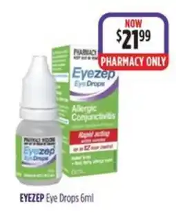Ramsay Pharmacy Eyezep Eye Drops offer