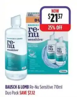 Ramsay Pharmacy Bausch & Lomb Re-Nu Sensitive offer