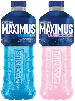 IGA Maximus Sports Drink Selected Varieties offer