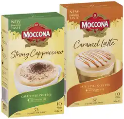 IGA Moccona Coffee Sachets Selected Varieties offer