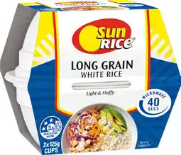 IGA SunRice Microwave Rice Cups Selected Varieties offer