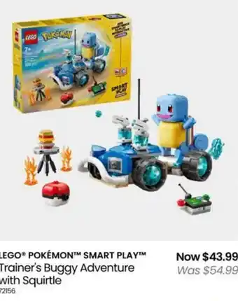 LEGO POKÉMON SMART PLAY Trainer's Buggy Adventure with Squirtle