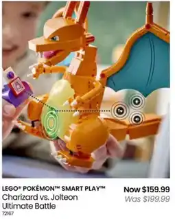 Myer LEGO POKÉMON SMART PLAY Charizard vs. Jolteon Ultimate Battle offer