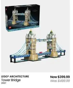 Myer LEGO ARCHITECTURE Tower Bridge offer