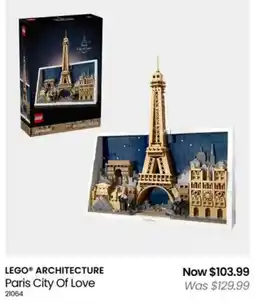 Myer LEGO ARCHITECTURE Paris City Of Love offer
