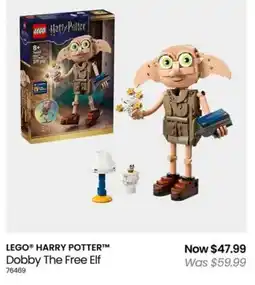 Myer LEGO HARRY POTTER Dobby The Free Elf offer