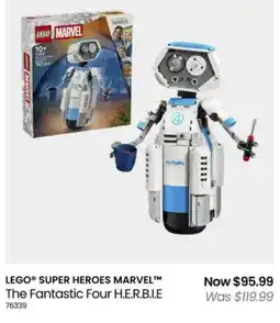 Myer LEGO SUPER HEROES MARVEL The Fantastic Four H.E.R.B.I.E offer