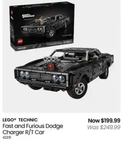 Myer LEGO TECHNIC Fast and Furious Dodge Charger R/T Car offer