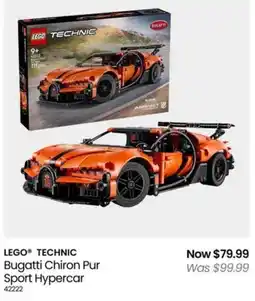 Myer LEGO TECHNIC Bugatti Chiron Pur Sport Hypercar offer