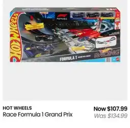 Myer HOT WHEELS Race Formula 1 Grand Prix offer