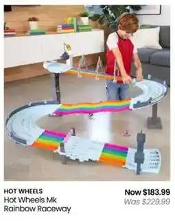 Myer Hot Wheels Mk Rainbow Raceway offer