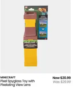 Myer MINECRAFT Pixel Spyglass Toy with Pixelating View Lens offer