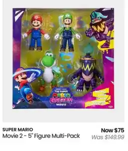 Myer SUPER MARIO Movie 2 - 5" Figure Multi-Pack offer