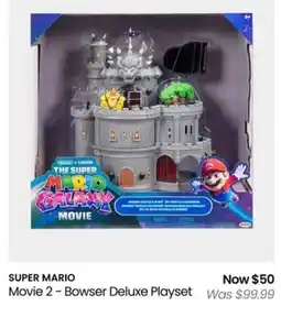 Myer SUPER MARIO Movie 2 - Bowser Deluxe Playset offer