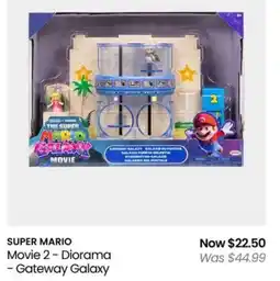 Myer SUPER MARIO Movie 2 - Diorama Gateway Galaxy offer