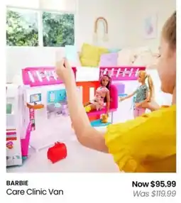 Myer BARBIE Care Clinic Van offer