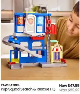 Myer PAW PATROL Pup Squad Search & Rescue HQ offer
