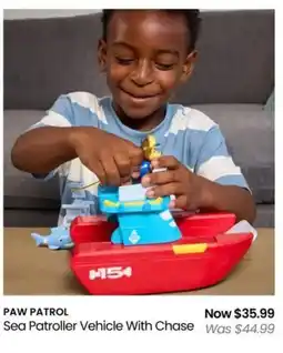 Myer PAW PATROL Sea Patroller Vehicle With Chase offer