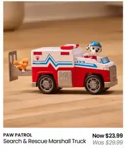 Myer PAW PATROL Search & Rescue Marshall Truck offer